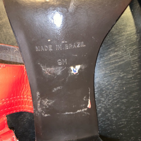 DKNY red sandal size 9 - Picture 9 of 9